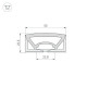 Силиконовый профиль Arlight WPH-FLEX-5025-TOP-S23-5m WHITE 049947