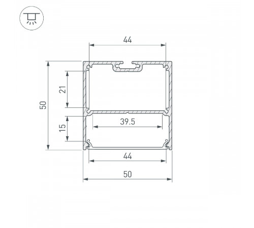 Алюминиевый профиль Arlight SL-LINE-5050-LW-3000 WHITE 043978 Алюминиевый профиль Arlight SL-LINE-5050-LW-3000 WHITE 043978