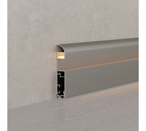 Профиль Arlight PLINTUS-H80-2000 ANOD 046390 Профиль Arlight PLINTUS-H80-2000 ANOD 046390