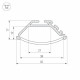 Профиль Arlight KLUS-P45-2000 ANOD 020898