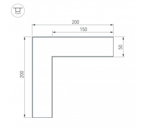 Соединитель профиля Arlight SL-LINE 030116