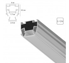 Профиль для монтажа в натяжной потолок Arte Lamp Light Line A690205