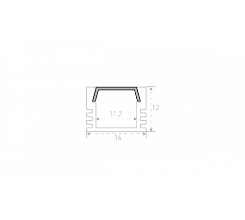 Профиль алюминиевый (комплект) SWG Standard SF-1612-3MT 00-00031954 Профиль алюминиевый (комплект) SWG Standard SF-1612-3MT 00-00031954