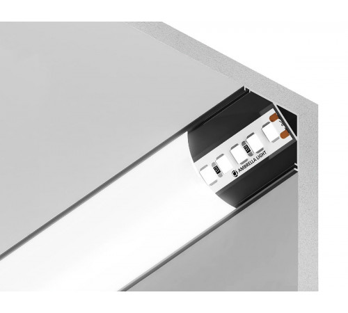 Алюминиевый угловой профиль Ambrella Light Alum Profile GP2100BK Алюминиевый угловой профиль Ambrella Light Alum Profile GP2100BK