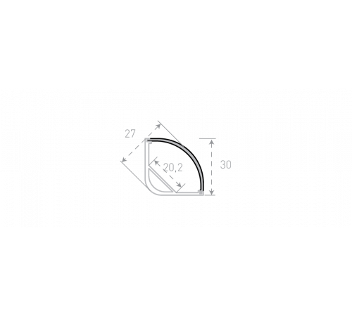Профиль алюминиевый SWG SF-3030 001138 Профиль алюминиевый SWG SF-3030 001138