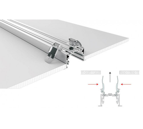 Профиль с экраном Arlight S2-LINIA69-F-2500 ANOD+OPAL 021177 Профиль с экраном Arlight S2-LINIA69-F-2500 ANOD+OPAL 021177