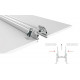 Профиль с экраном Arlight S2-LINIA69-F-2500 ANOD+OPAL 021177