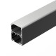 Алюминиевый профиль Arlight SL-LINE-4050-3L-2000 ANOD BLACK 044670