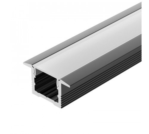 Алюминиевый профиль Arlight SL-SLIM-H13M-F25-2000 BLACK 037114 Алюминиевый профиль Arlight SL-SLIM-H13M-F25-2000 BLACK 037114