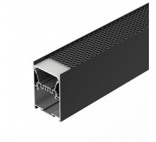 Алюминиевый профиль Arlight LINE-5075-HONEYCOMB-2000 BLACK 044874