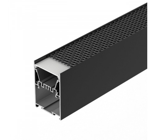 Алюминиевый профиль Arlight LINE-5075-HONEYCOMB-2000 BLACK 044874 Алюминиевый профиль Arlight LINE-5075-HONEYCOMB-2000 BLACK 044874