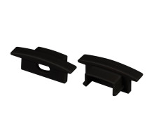 Заглушка Arlight LINE-2308-F BLACK с отверстием 040320