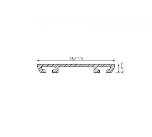 Профиль-держатель Arlight PHS-A-BASE-H3.6-2000 ANOD 019862 Профиль-держатель Arlight PHS-A-BASE-H3.6-2000 ANOD 019862