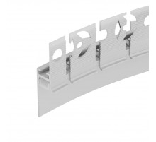 Алюминиевый профиль Arlight PLINTUS-FANTOM-BENT-H20-SIDE-2000 WHITE 043674(1)