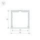 Алюминиевый профиль Arlight ARH-Power-W35-3000 Anod 036136