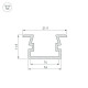 Профиль Arlight PDS-FS-2000 ANOD BLACK 040734