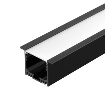 Алюминиевый профиль Arlight SL-Linia49M-F-2000 Black 036513