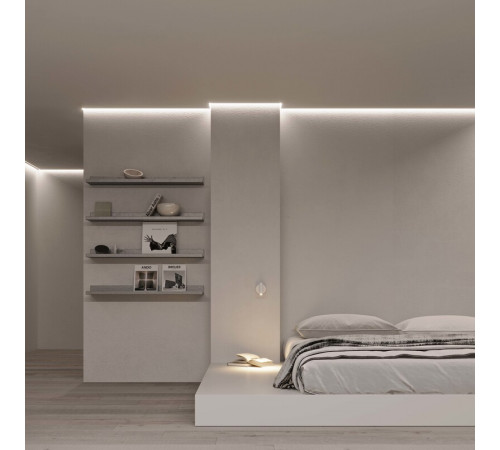 Алюминиевый профиль Arlight ARH-СEIL-S14-SHADOW-2000 WHITE 038594