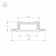 Профиль Arlight SL-SLIM-H7-F25-2000 ANOD 023717