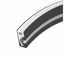 Силиконовый профиль Arlight WPH-FLEX-0616-SIDE-S9-5m BLACK 045788