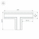 Тройник Arlight SL-LINIA45-FANTOM 030107