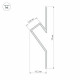 Профиль Arlight ARH-DECORE-S12-CAVE-F-2000 ANOD 023902