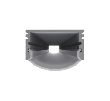 Профиль П-образный накладной Apeyron ширина ленты до 20мм (рассеиватель, заглушки - 2шт) 08-14