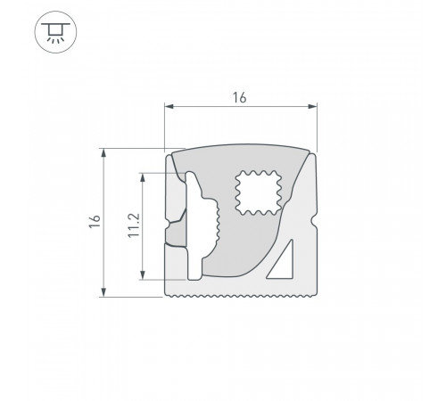 Силиконовый профиль Arlight WPH-FLEX-1616-SIDE-S11-20m WHITE 041093(1) Силиконовый профиль Arlight WPH-FLEX-1616-SIDE-S11-20m WHITE 041093(1)