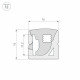 Силиконовый профиль Arlight WPH-FLEX-1616-SIDE-S11-20m WHITE 041093(1)