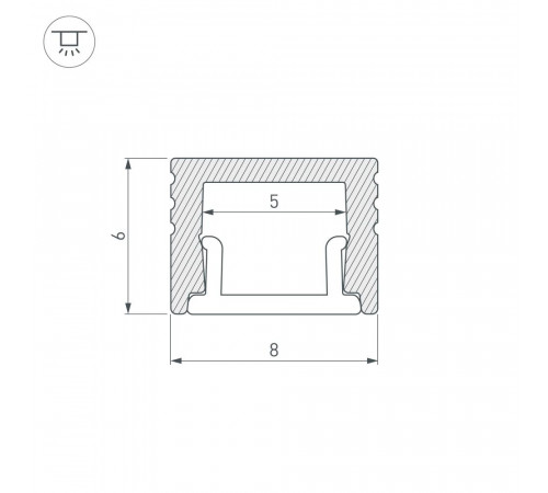 Профиль Arlight SL-MINI 030522 Профиль Arlight SL-MINI 030522