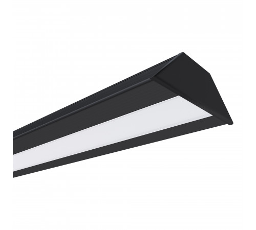 Профиль угловой накладной Apeyron ширина ленты до 10мм (рассеиватель, заглушки - 2шт) 08-03-ЧБ