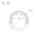 Профиль Arlight Round-D10.5-2000 Anod Black 033036