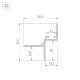 Алюминиевый профиль Arlight СEIL-SHADOW-12-3000 ANOD BLACK 052228