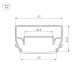 Профиль Arlight STRETCH-S-50-CEIL-CENTER-2000 (GAMMA50) 040700