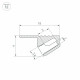 Алюминиевый профиль Arlight SL-MINI-SHELF-H9-2000 ANOD OLIVE GREY 038208