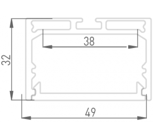 Алюминиевый профиль DesignLed LS.4932 010367
