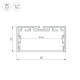 Профиль Arlight PLS-LOCK-W50-SMT-2000 ANOD 033772