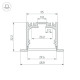Алюминиевый профиль Arlight ARH-Power-W35-3000 Anod 036136