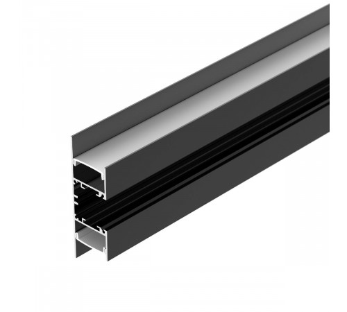Алюминиевый профиль Arlight WALL-2575-DUAL-2000 ANOD BLACK 052332 Алюминиевый профиль Arlight WALL-2575-DUAL-2000 ANOD BLACK 052332