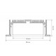 Профиль Arlight SL-LINIA88-F-2000 ANOD 019315