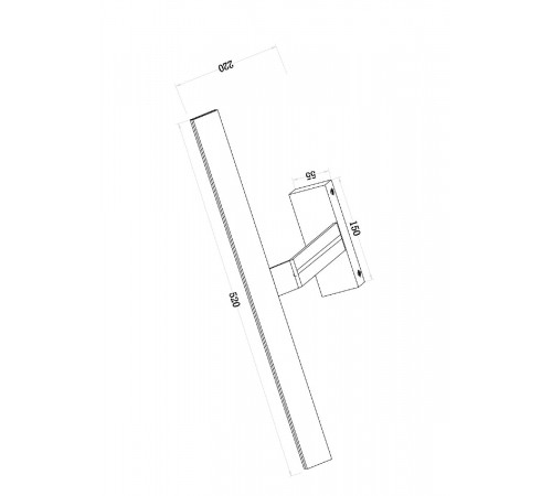 Подсветка для зеркал Maytoni Decart MIR010WL-L12W4K Подсветка для зеркал Maytoni Decart MIR010WL-L12W4K