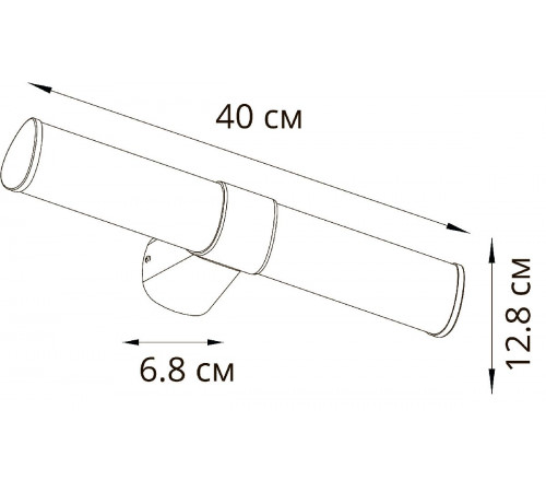 Подсветка для зеркал Arte Lamp Callisto A4408AP-1CC Подсветка для зеркал Arte Lamp Callisto A4408AP-1CC