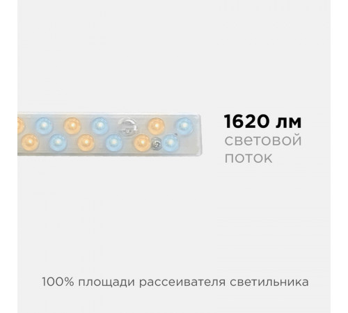 Светодиодный модуль со встроенным драйвером Apeyron 230В 2835 18Вт 1620 лм 3000+6500К 02-53 Светодиодный модуль со встроенным драйвером Apeyron 230В 2835 18Вт 1620 лм 3000+6500К 02-53