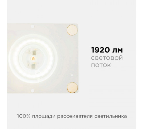 Светодиодная плата Apeyron 220В 2835 24Вт 4000К IP20 02-22 Светодиодная плата Apeyron 220В 2835 24Вт 4000К IP20 02-22