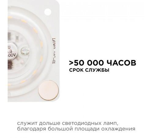 Светодиодная плата Apeyron 220В 2835 12Вт 2700K IP20 02-12 Светодиодная плата Apeyron 220В 2835 12Вт 2700K IP20 02-12