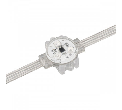 Модуль управляемый Arlight VISOR-SPI-5060-3-12V RGB 120deg (D30x16mm, 0.75W, IP68) 029377 Модуль управляемый Arlight VISOR-SPI-5060-3-12V RGB 120deg (D30x16mm, 0.75W, IP68) 029377
