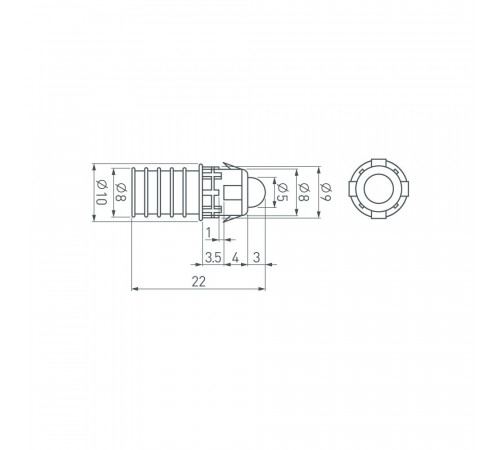 Модуль герметичный Arlight ARL-D9 12V Blue 025875 Модуль герметичный Arlight ARL-D9 12V Blue 025875