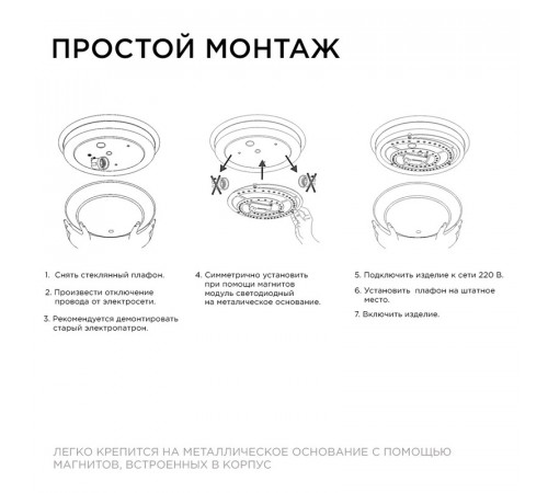Светодиодный модуль со встроенным драйвером Apeyron 160-250В 48Вт 4450 лм 6500K 02-30 Светодиодный модуль со встроенным драйвером Apeyron 160-250В 48Вт 4450 лм 6500K 02-30
