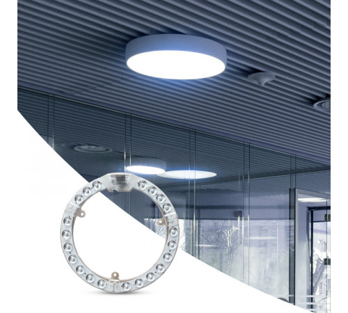 Светодиодный модуль со встроенным драйвером Apeyron 230В 2835 18Вт 1620 лм 6500К 02-61