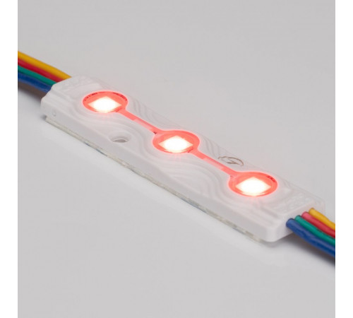 Модуль герметичный Arlight ARL-ORION-R07-12V RGB (5050, 3 LED) 026540 Модуль герметичный Arlight ARL-ORION-R07-12V RGB (5050, 3 LED) 026540